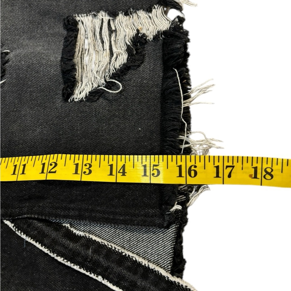 We The Free Distressed Denim Miniskirt Black Size 29‎ - Picture 11 of 11
